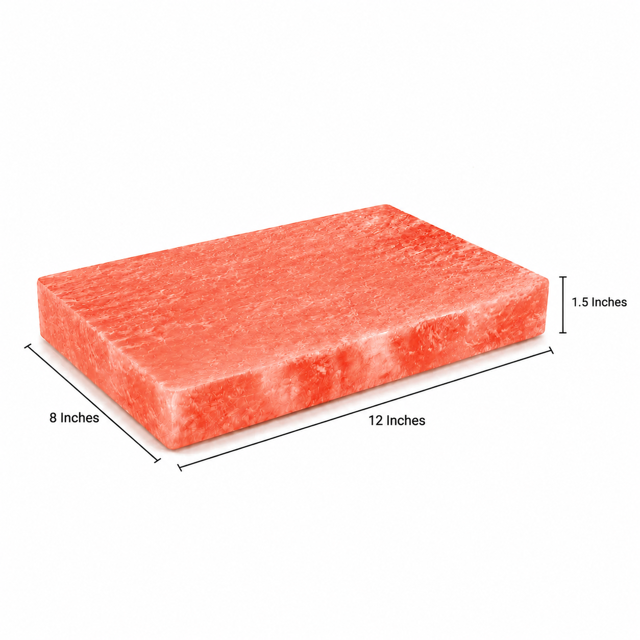 Himalayan Pink Salt Cooking Plates With Steel Tray 12"x8"x1.5" - Image 4