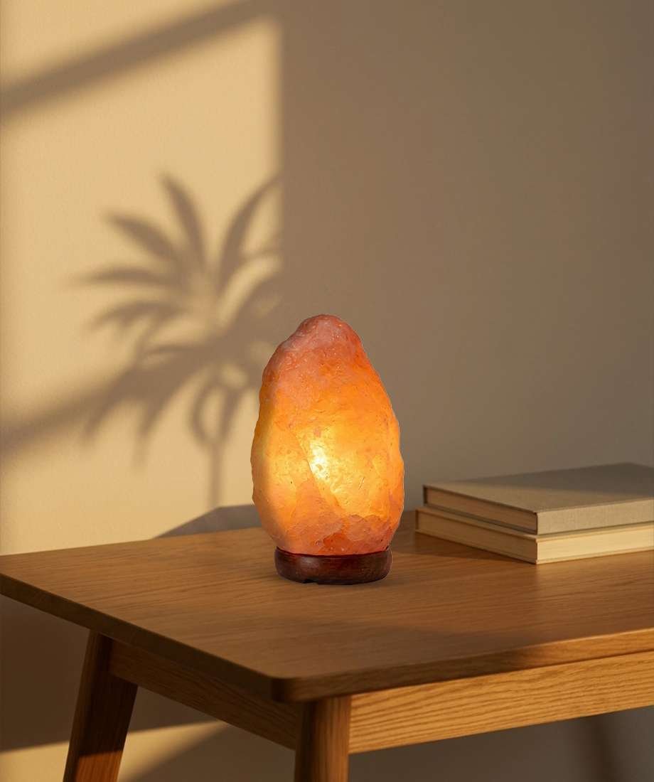 Pink Salt Lamp – Himalayan Pink Salt Lamp With Crystal LED Light - Image 2