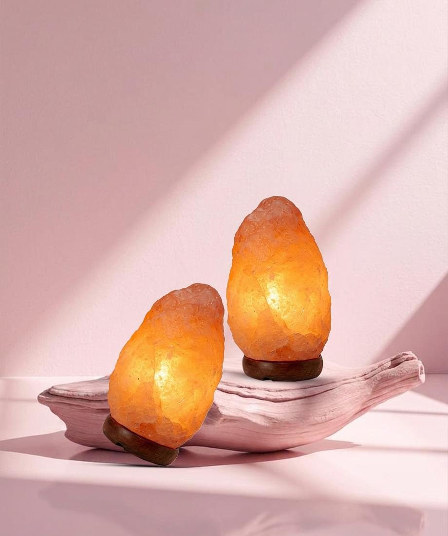 Pink Salt Lamp – Himalayan Pink Salt Lamp With Crystal LED Light